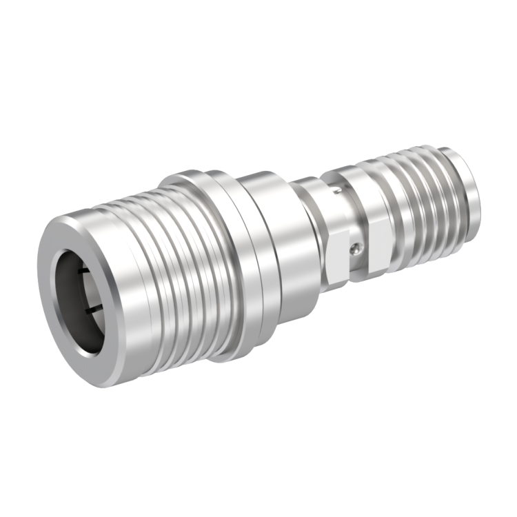 QMA MALE - SMA FEMALE STRAIGHT ADAPTER