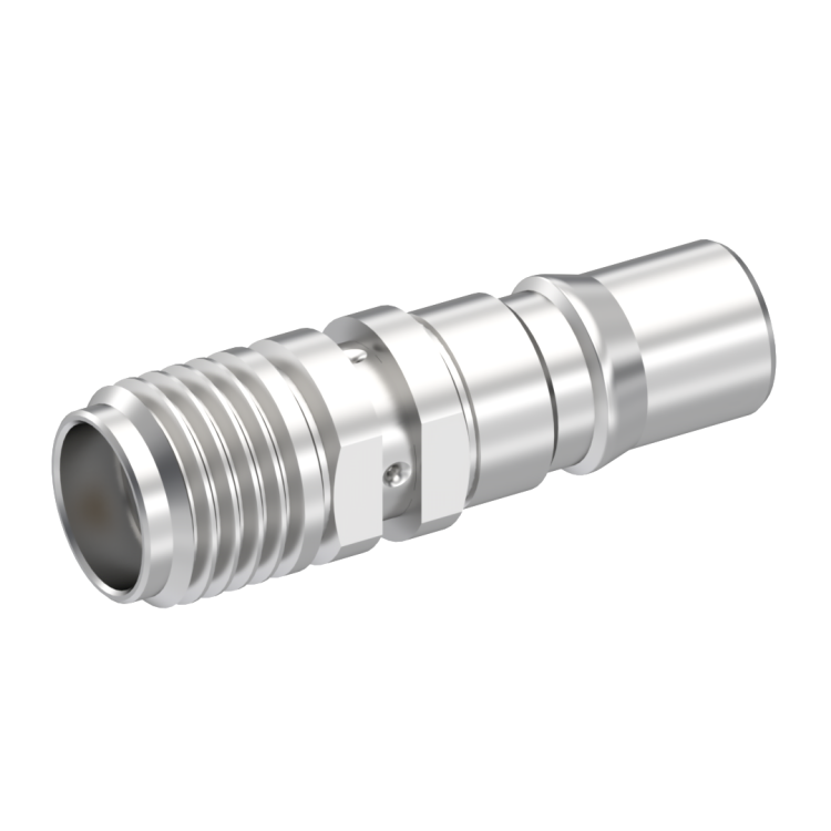 QMA FEMALE - SMA FEMALE STRAIGHT ADAPTER