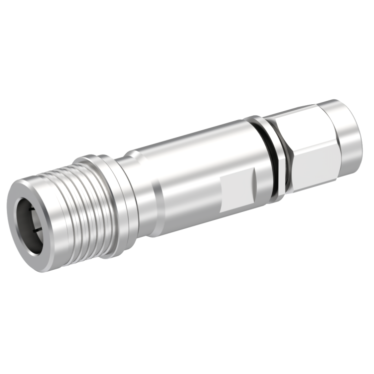 QMA MALE - SMA 3.5 MALE STRAIGHT ADAPTER