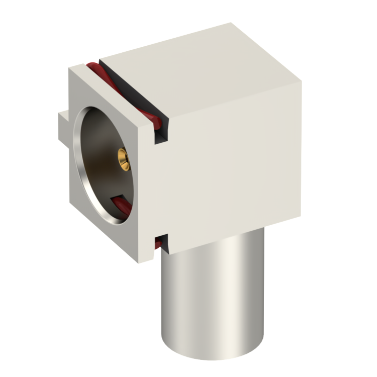 MMT / FEMALE RIGHT ANGLE CABLE PLUG-CRIMP TYPE CABLE 2.6/50 D