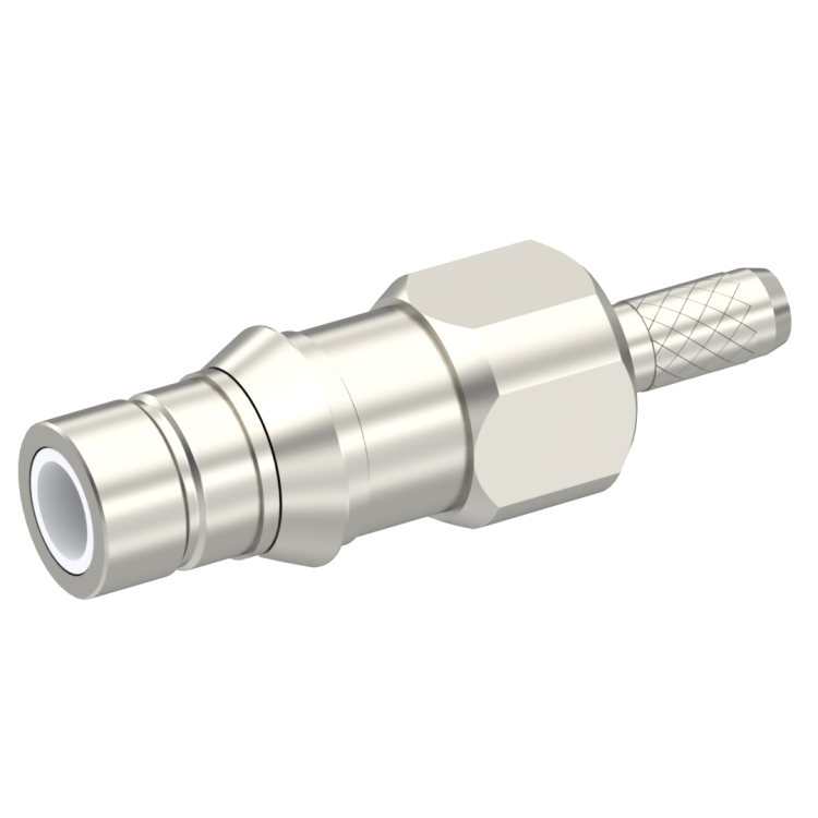 BT43 (SMZ) / STRAIGHT HDC CONNECTOR C-C MALE CRIMP TYPE CABLE 3.6/75D