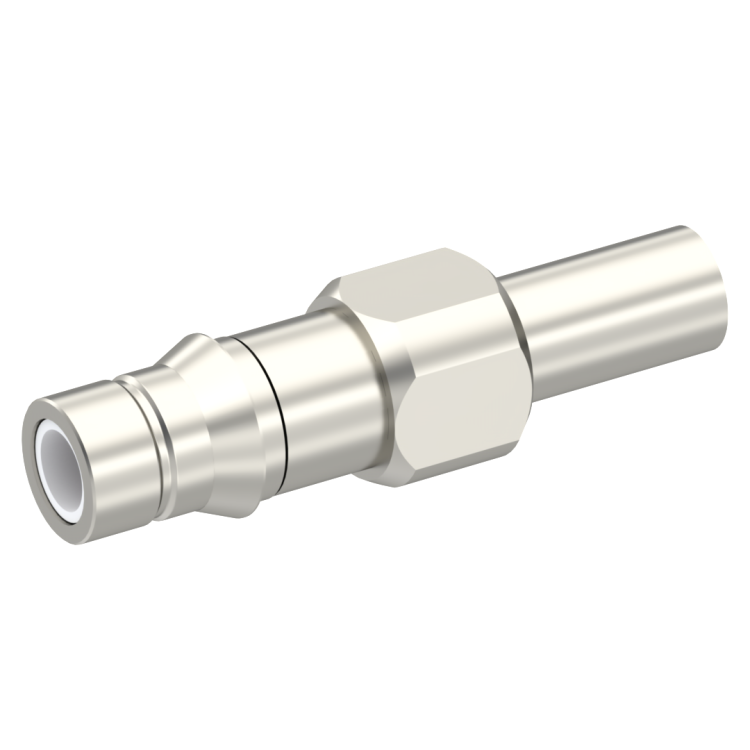 SMZ (BT43) / STRAIGHT MALE CONNECTOR CRIMP TYPE CABLE 3.6/75D