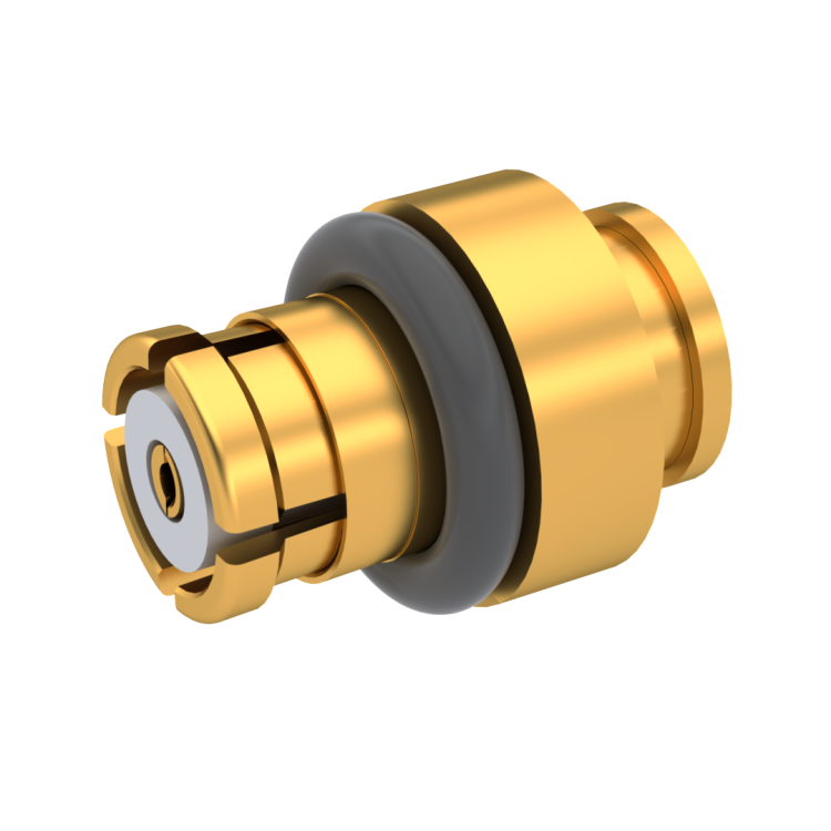 SMP / STRAIGHT PLUG SOLDER TYPE WITH EMI GASKET CABLE SHF2.4
