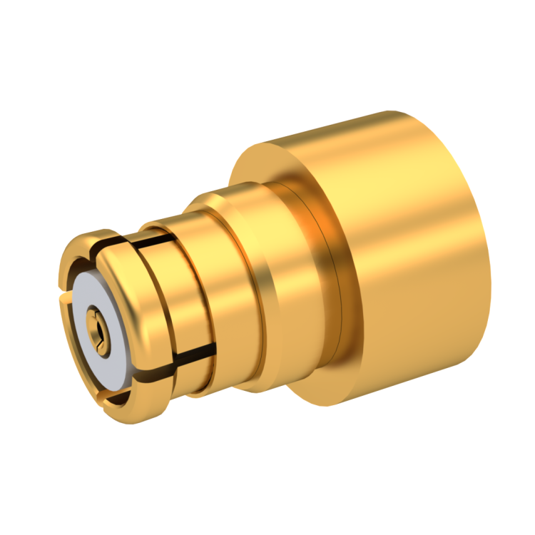 SMP / RIGHT ANGLE FEMALE PLUG SOLDER TYPE CABLE .085