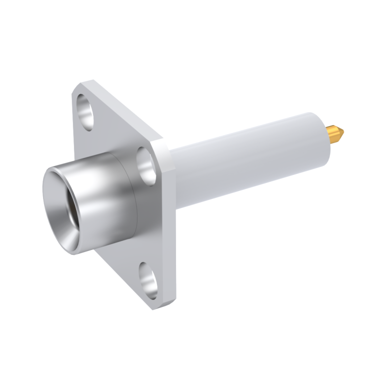  SMP / STRAIGHT MALE RECEPTACLE SQUARE FLANGE EXTENDED DIELECTRIC SMOOTH BORE CATCHER'S MITT
