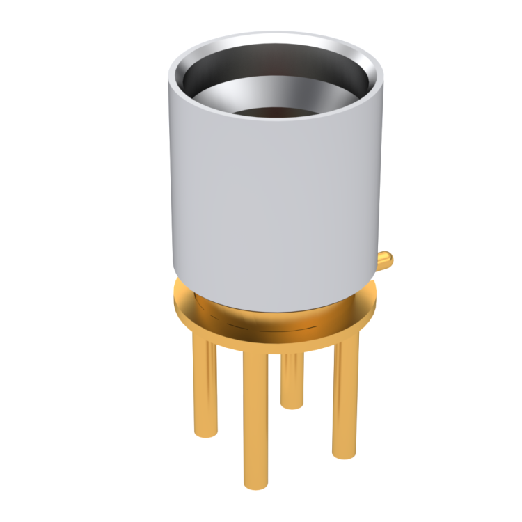 SMP / STRAIGHT MALE RECEPTACLE PIN IN PASTE FULL DETENT