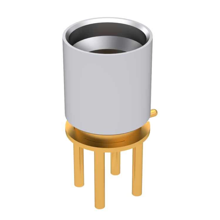 SMP / STRAIGHT MALE RECEPTACLE PIN IN PASTE LIMITED DETENT