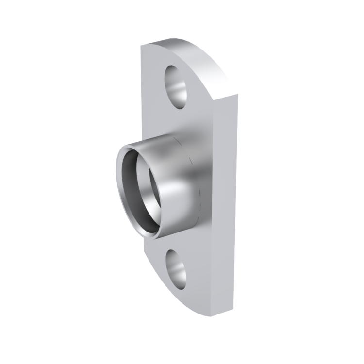 SMP / 2 HOLE FLANGE SHROUD 0.4MM LIMITED DETENT