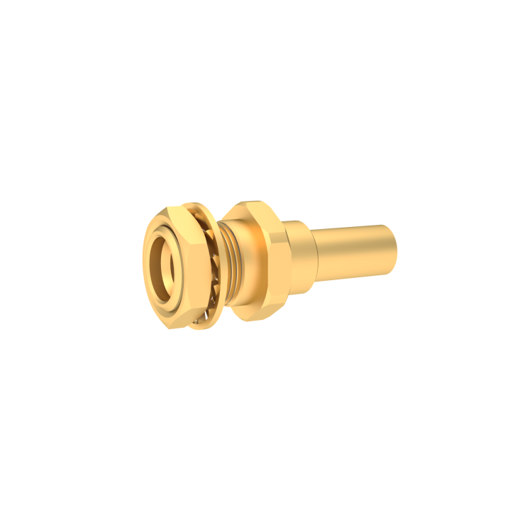 SMP / STRAIGHT BULKHEAD JACK CRIMP TYPE CAB 2/50 S - LIMITED DETENT