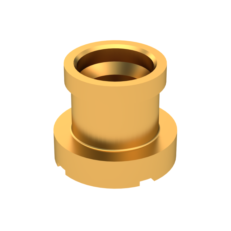 SMP-LOCK / MALE STRAIGHT RECEPTACLE FOR PCB LIMITED DETENT REEL OF 100