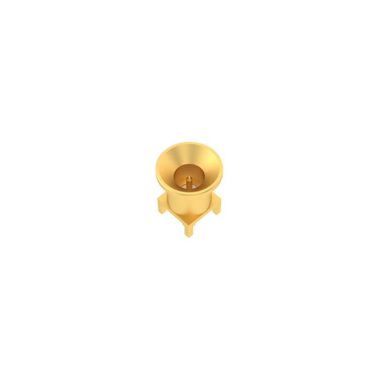 SMP-MAX / STRAIGHT MALE RECEPTACLE FOR PCB SLIDE TYPE SOLDER LEGS