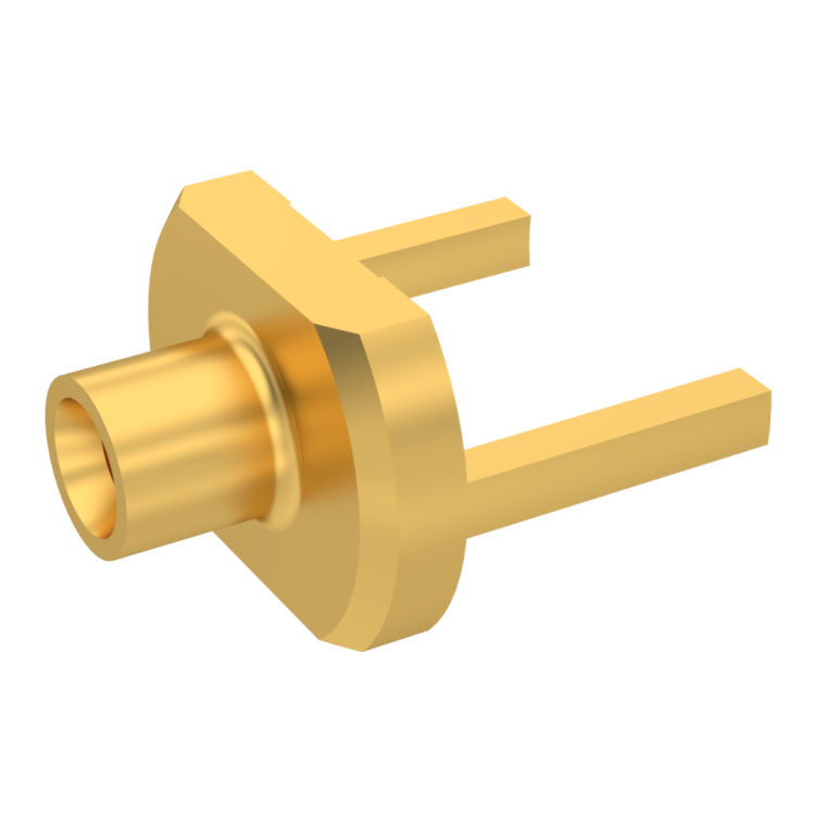 CABLE TERMINATION NON MAGNETIC STRAIGHT PCB MOUNT FOR CABLE .047