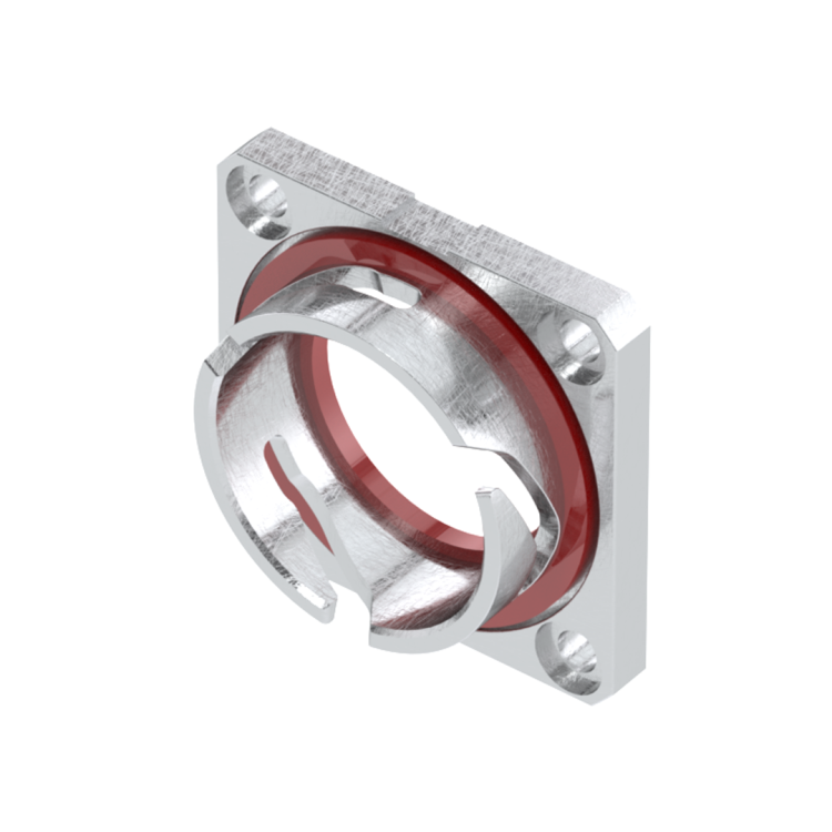 R2CT receptacle metal cap