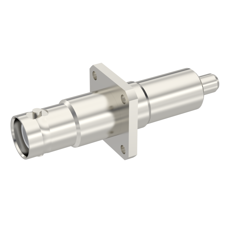 SHV / STRAIGHT MALE SQUARE FLANGE RECEPTACLE CRIMP TYPE CABLE 5/50S