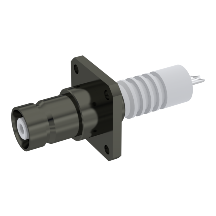 MQ HT / STRAIGHT SQUARE FLANGE RECEPTACLE MQ HT / STRAIGHT SQUARE FLANGE RECEPTACLE