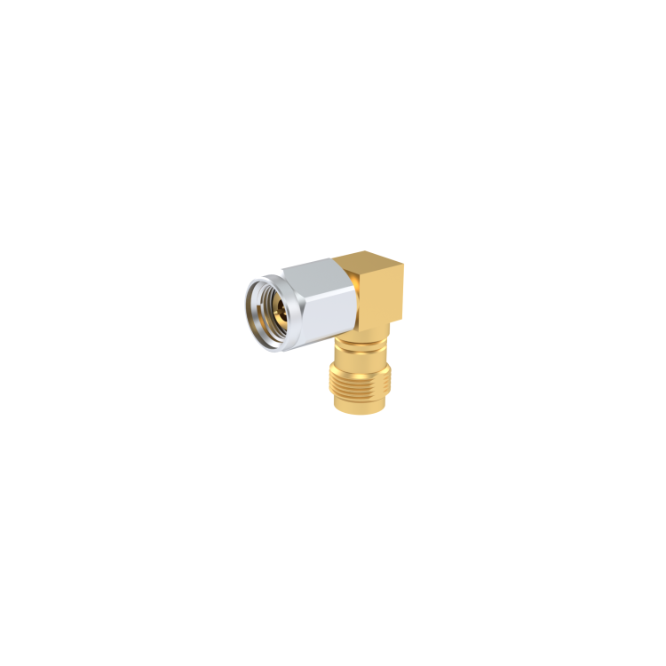 2.4 MM / RIGHT ANGLE ADAPTOR MALE FEMALE