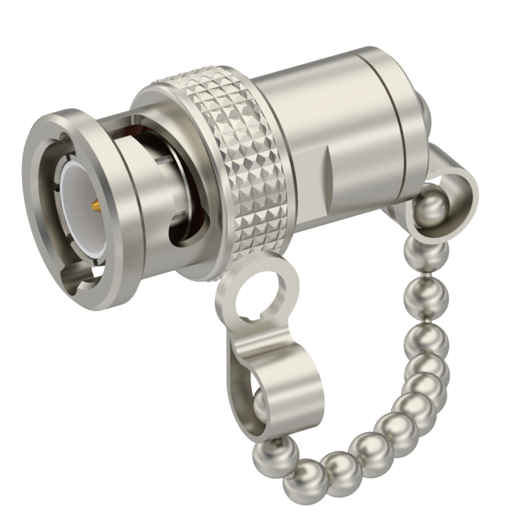 TERMINATION: BNC M 1GHZ 1W 75ohms with bead chain TERMINATION: BNC M 1GHZ 1W 75ohms with bead chain