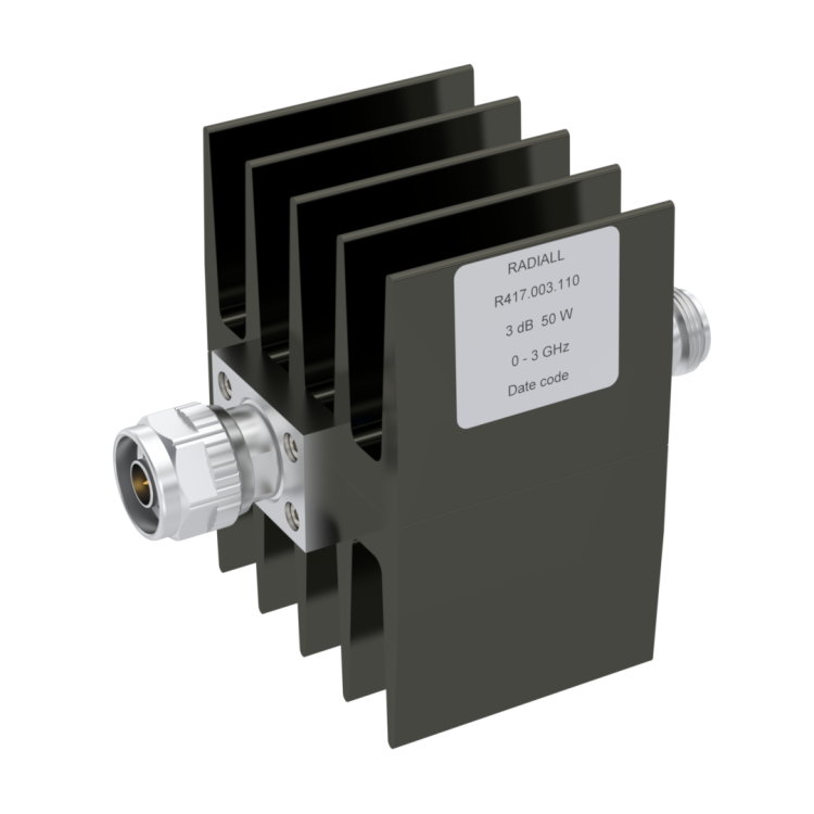 ATTENUATOR: N 20DB 3GHZ 50W 50ohms