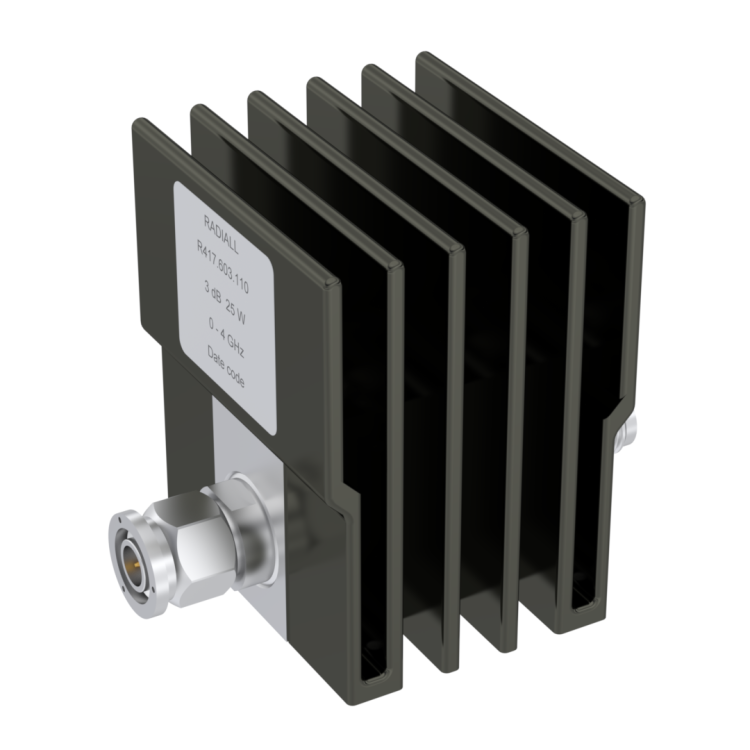 ATTENUATOR: TNC 20DB 4GHZ 25W 50ohms