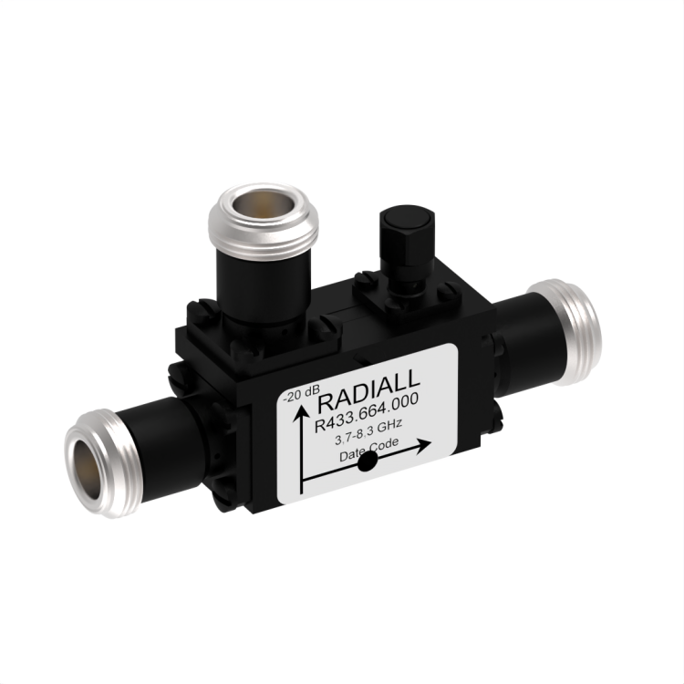 COUPLER: N 3.7-8.3GHZ 20DB Flat response
