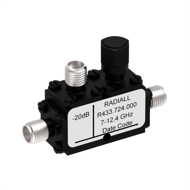 COUPLER:  SMA 7-12.4GHZ 20DB Flat response
