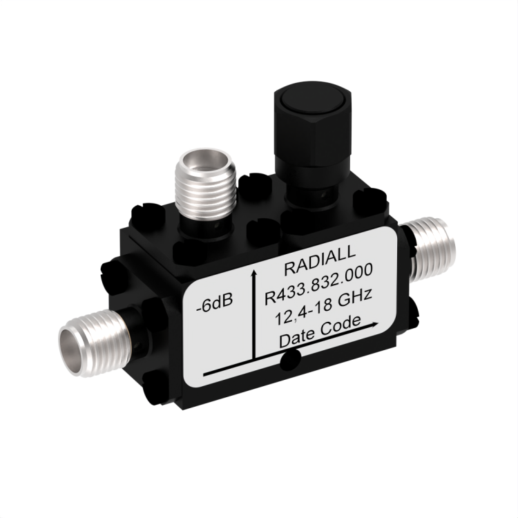 COUPLER: SMA 12.4-18GHZ 6DB Flat response