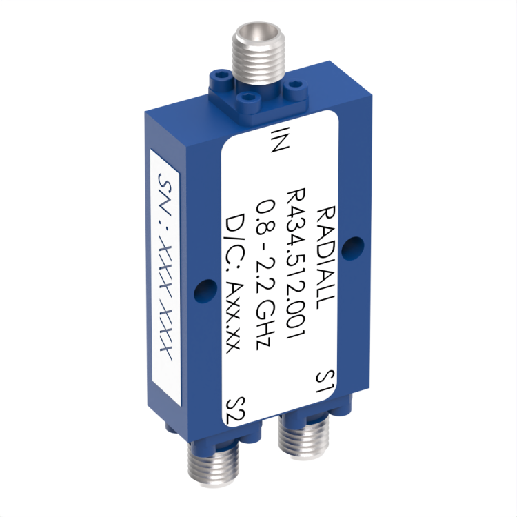 POWER DIVIDER 2W SMA 0.8-2.2GHZ