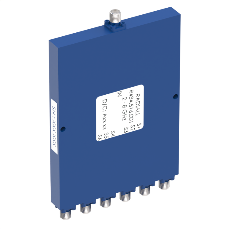 POWER DIVIDER 6W SMA 2-8GHZ