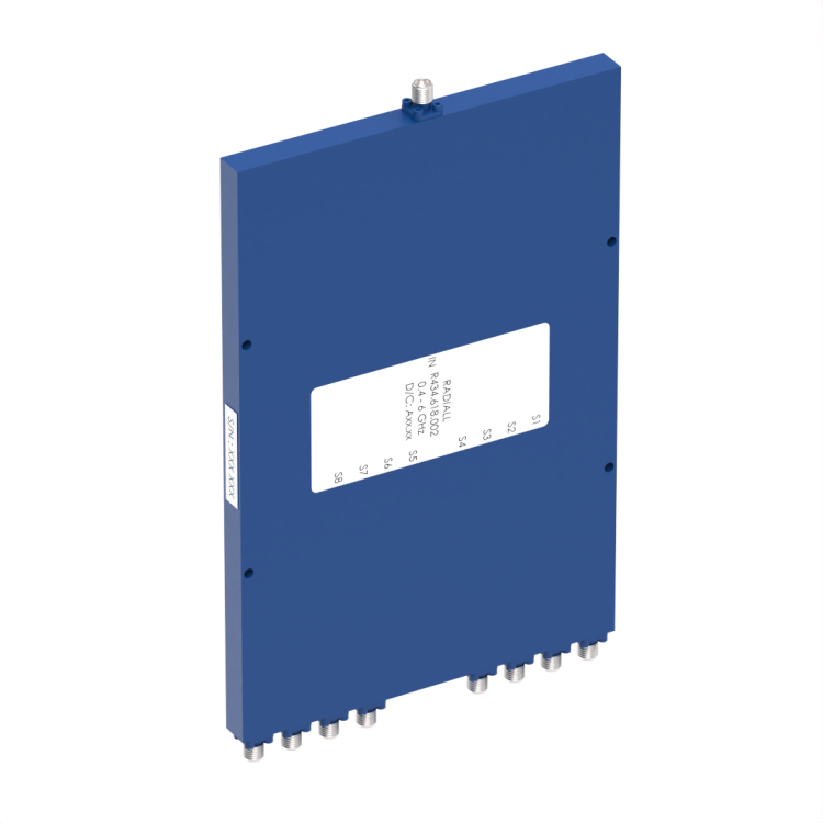 POWER DIVIDER 8W SMA 0.4-6GHZ