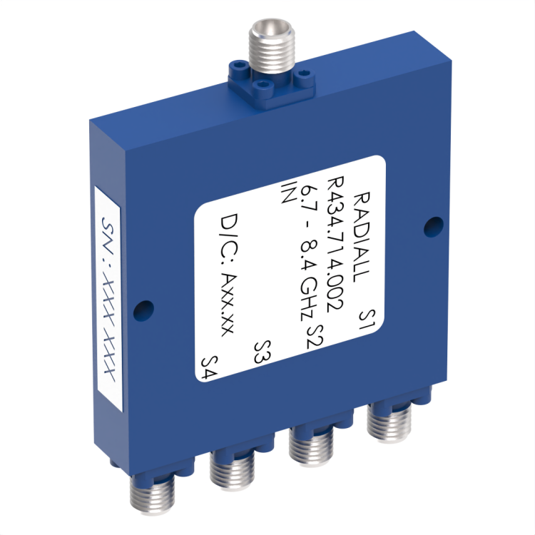 POWER DIVIDER 4W SMA 6-18GHZ