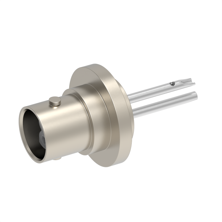 BR2 / STRAIGHT FEMALE SQUARE FLANGE RECEPTACLE