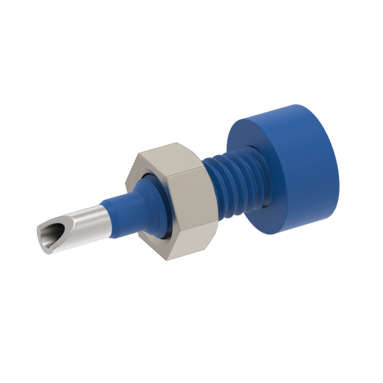 BANANA / 2MM SERIE FEMALE DLPI INSULATED BLUE BANANA / 2MM SERIE FEMALE DLPI INSULATED BLUE