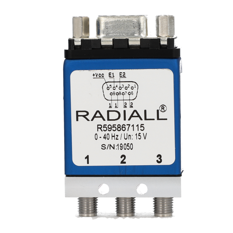 SPDT Platinum SMA2.9 40GHz Latching Self-cut-off 15Vdc TTL Positive common Diodes D-sub connector