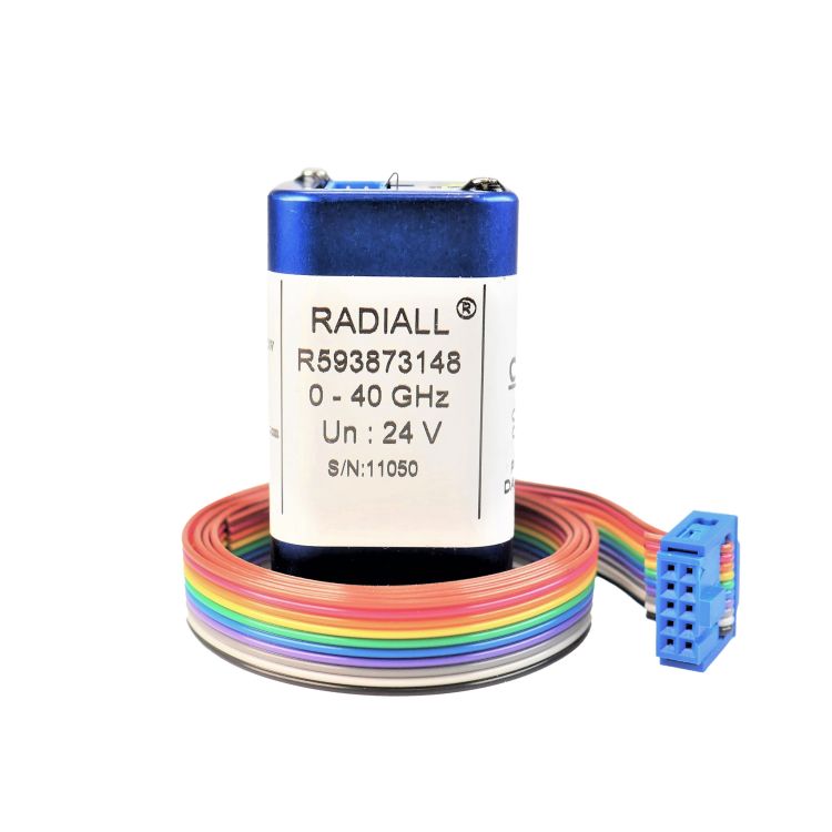 DPDT Titanium SMA 6GHz Latching Self-cut-off Indicators 24Vdc TTL Positive common Diodes HE10 receptacle without bracket