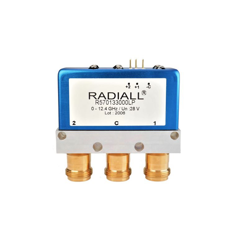 SPDT Ramses Low PIM N 12.4GHz Latching Self-cut-off Indicators 28Vdc Positive common Diodes Pins Terminals