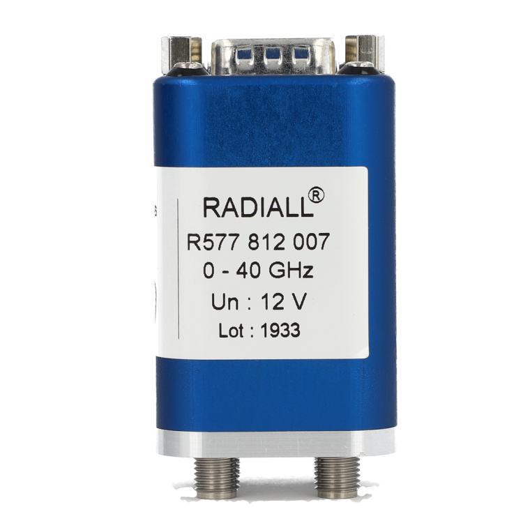 DPDT Ramses SMA2.9 40GHz Failsafe Indicators 12Vdc D-sub connector