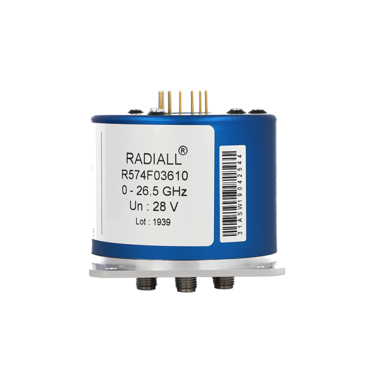 SP5T Terminated Ramses SMA 26.5GHz Latching Self-cut-off Auto-reset 28Vdc Positive common Diodes Pins Terminals SP5T Terminated Ramses SMA 26.5GHz Latching Self-cut-off Auto-reset 28Vdc Positive common Diodes Pins Terminals