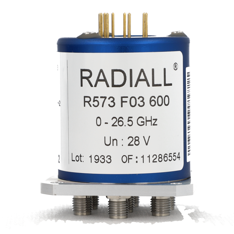 SP5T Ramses SMA 26.5GHz Normally open 12Vdc Pins Terminals SP5T Ramses SMA 26.5GHz Normally open 12Vdc Pins Terminals