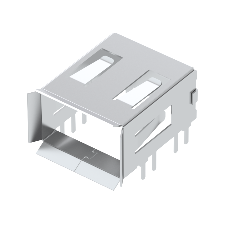OCTIS RIGHT ANGLE SFP CAGE PIN IN PASTE TAPE & REEL