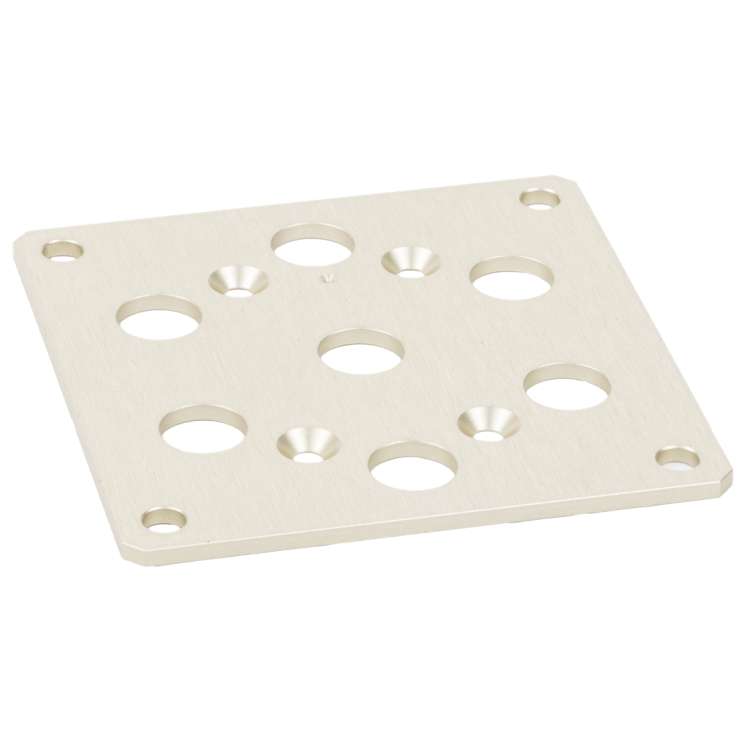Square flangeR574 RAMSES series, 57mm for SP3 to 6 positions  Miniature connector type