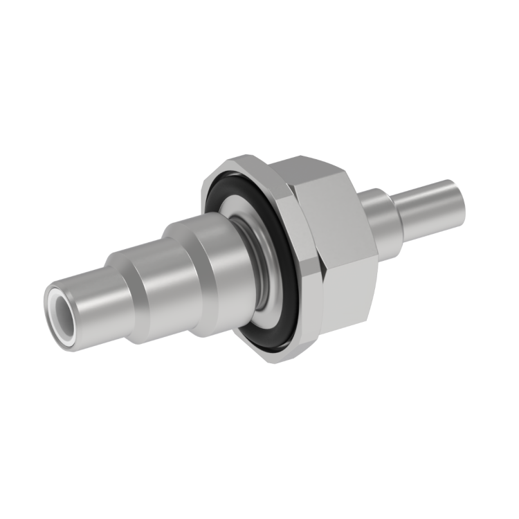 SMC / STRAIGHT JACK FLANGE TYPE HERMETIC DIRECT CRIMPING - CABLE RG178