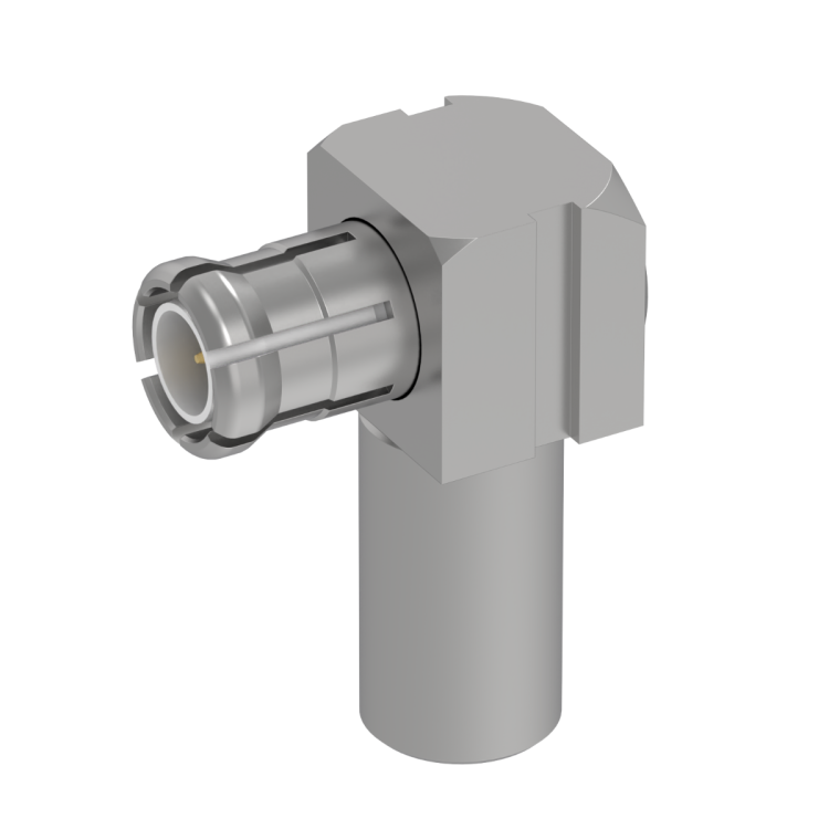 MCX / RIGHT ANGLE PLUG CRIMP TYPE NON MAGNETIC CABLE 2/50 S