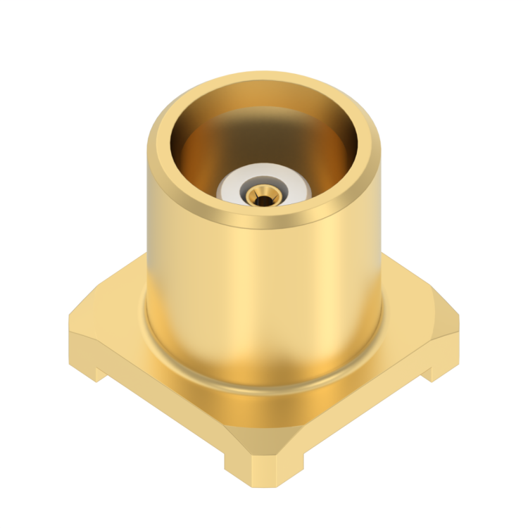 MCX / STRAIGHT JACK RECEPTACLE FOR PCB SMT TYPE - REEL OF 100