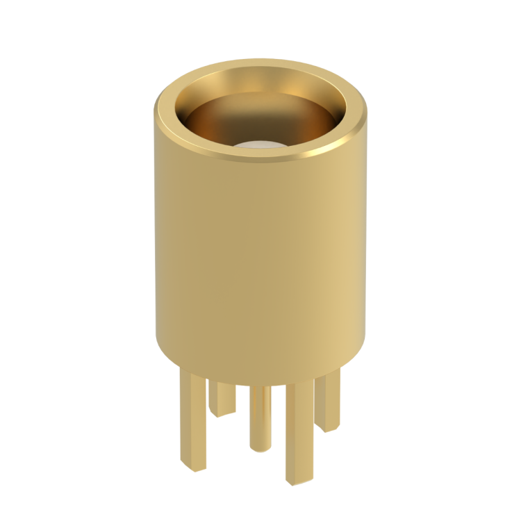 MCX / STRAIGHT JACK RECEPTACLE FOR PCB SOLDER LEGS