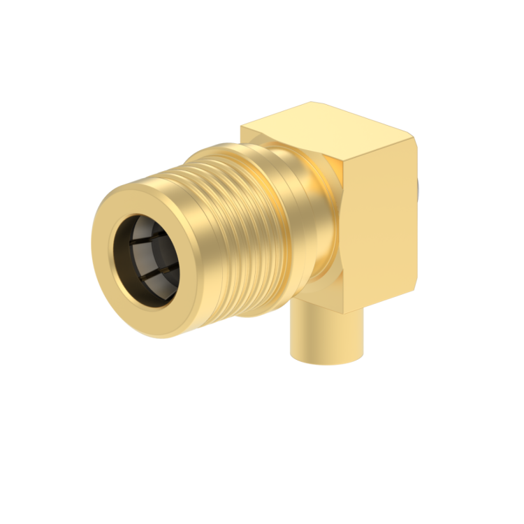 QMA / RIGHT ANGLE PLUG SOLDER TYPE CABLE .141