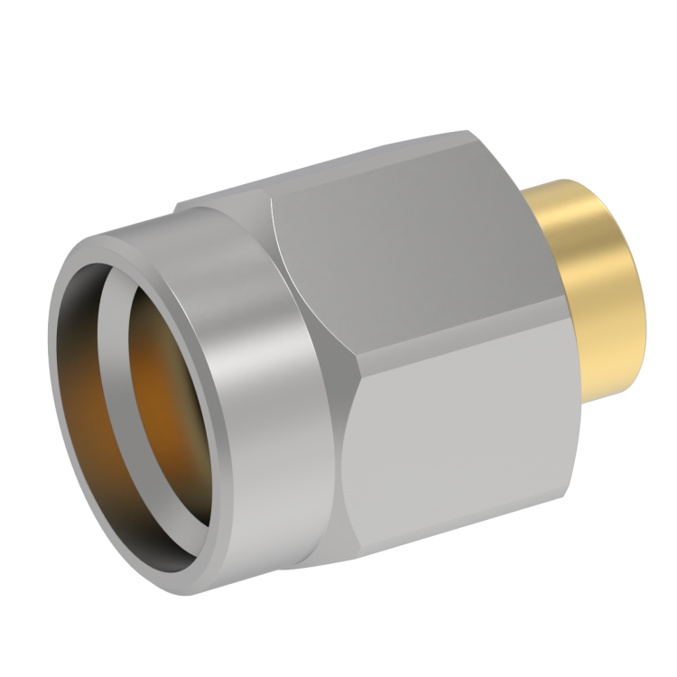 SMA / STRAIGHT PLUG SOLDER TYPE WITHOUT CONTACT - CABLE .141