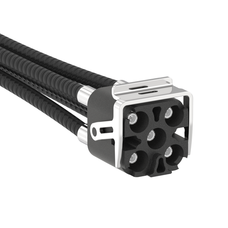 M-LOC5 STR PLUG 4.3-10 STR PLUG CABLE 1/4"