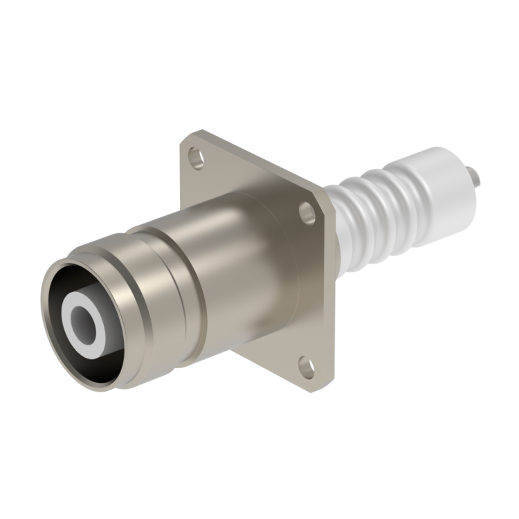 THT 20 / STRAIGHT FEMALE SQUARE FLANGE RECEPTACLE