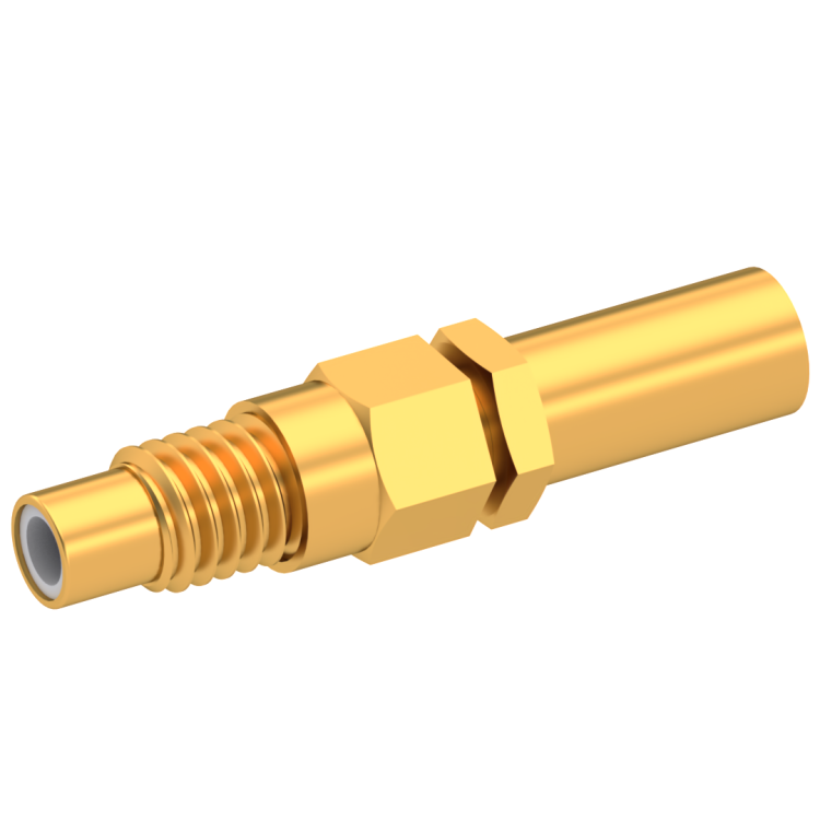 SMC / STRAIGHT JACK MALE CRIMP TYPE FOR 2/50 S CABLE GOLD