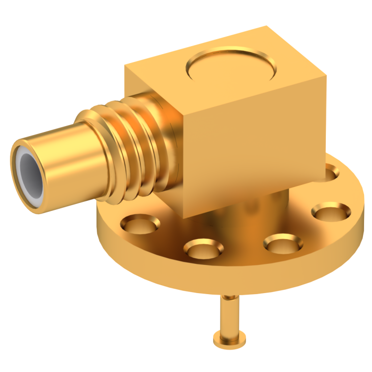 SMC / RIGHT ANGLE JACK MALE GOLD REMOVABLE REAR CONTACT